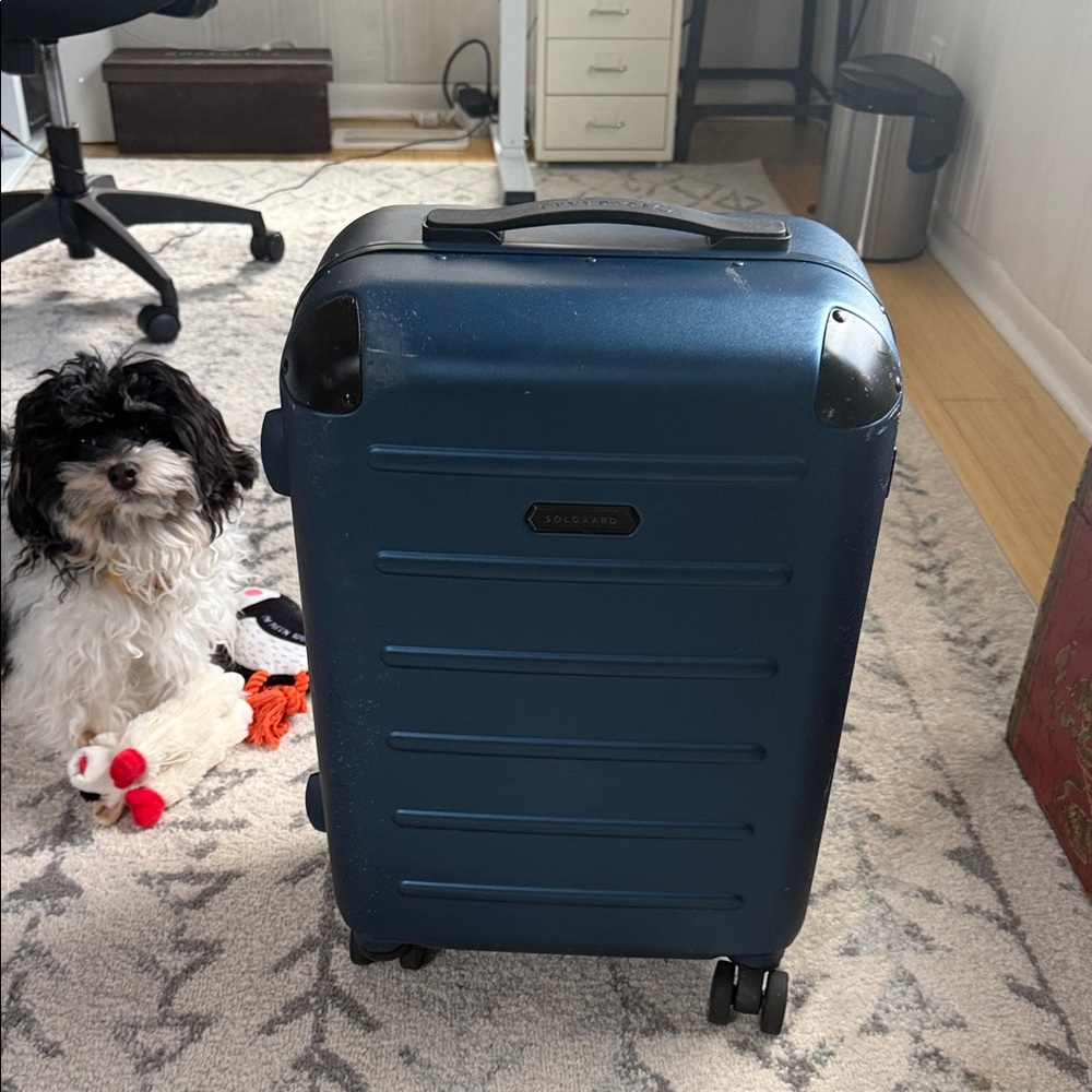 Solgaard Carry On 22 inch Navy Hardside Spinner Suitcase